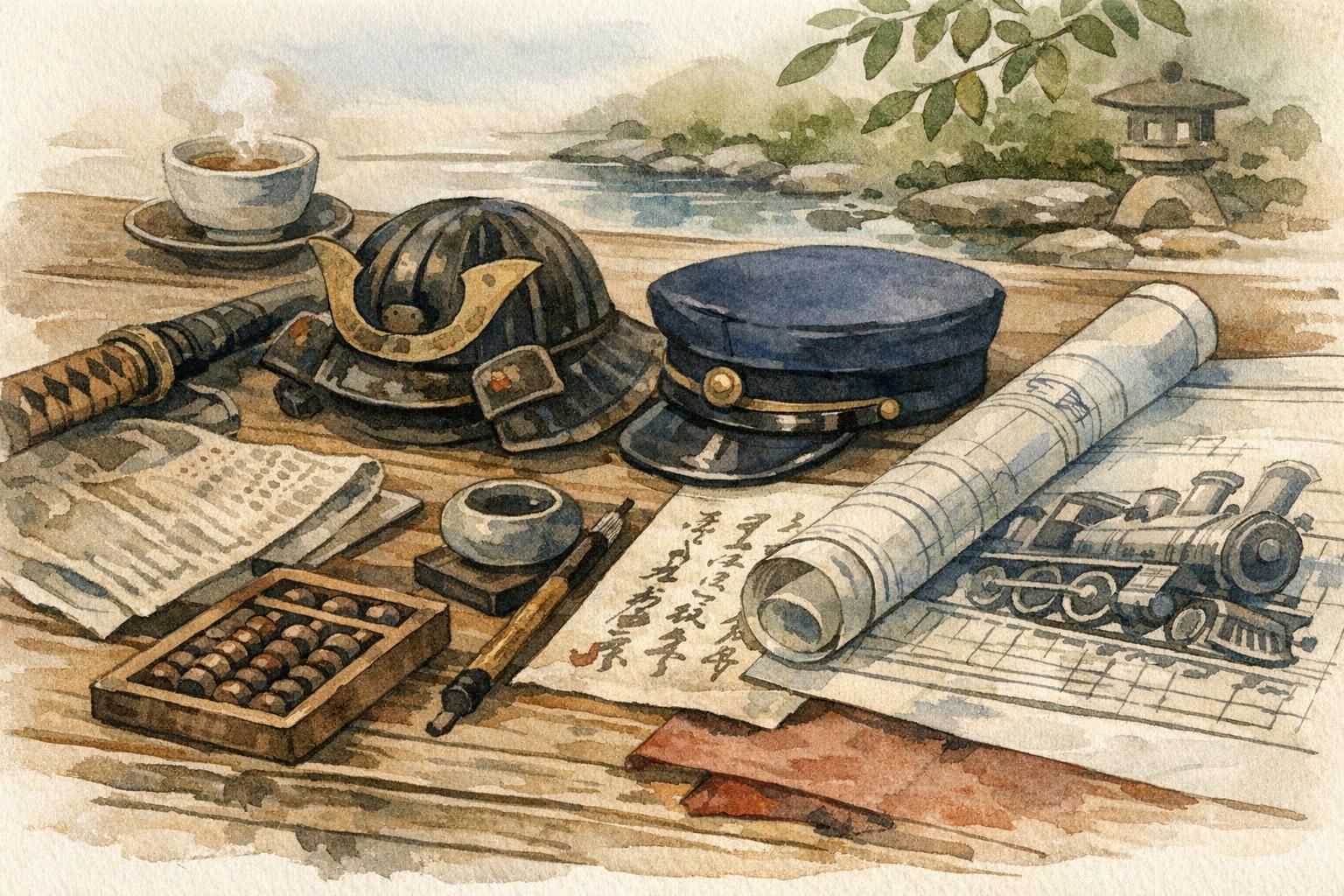 How Japan Modernized So Quickly detail image showing the restoration did not simply add new technology; it also dismantled old status…