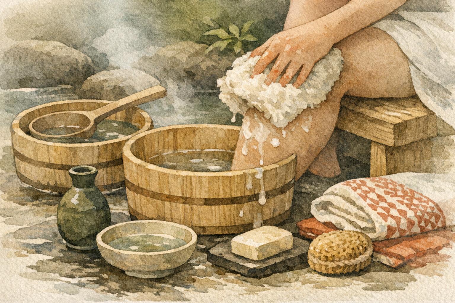 How Japanese People Relax: From Onsen to Nature detail image showing bathing in japan often carries an emotional function because heat…