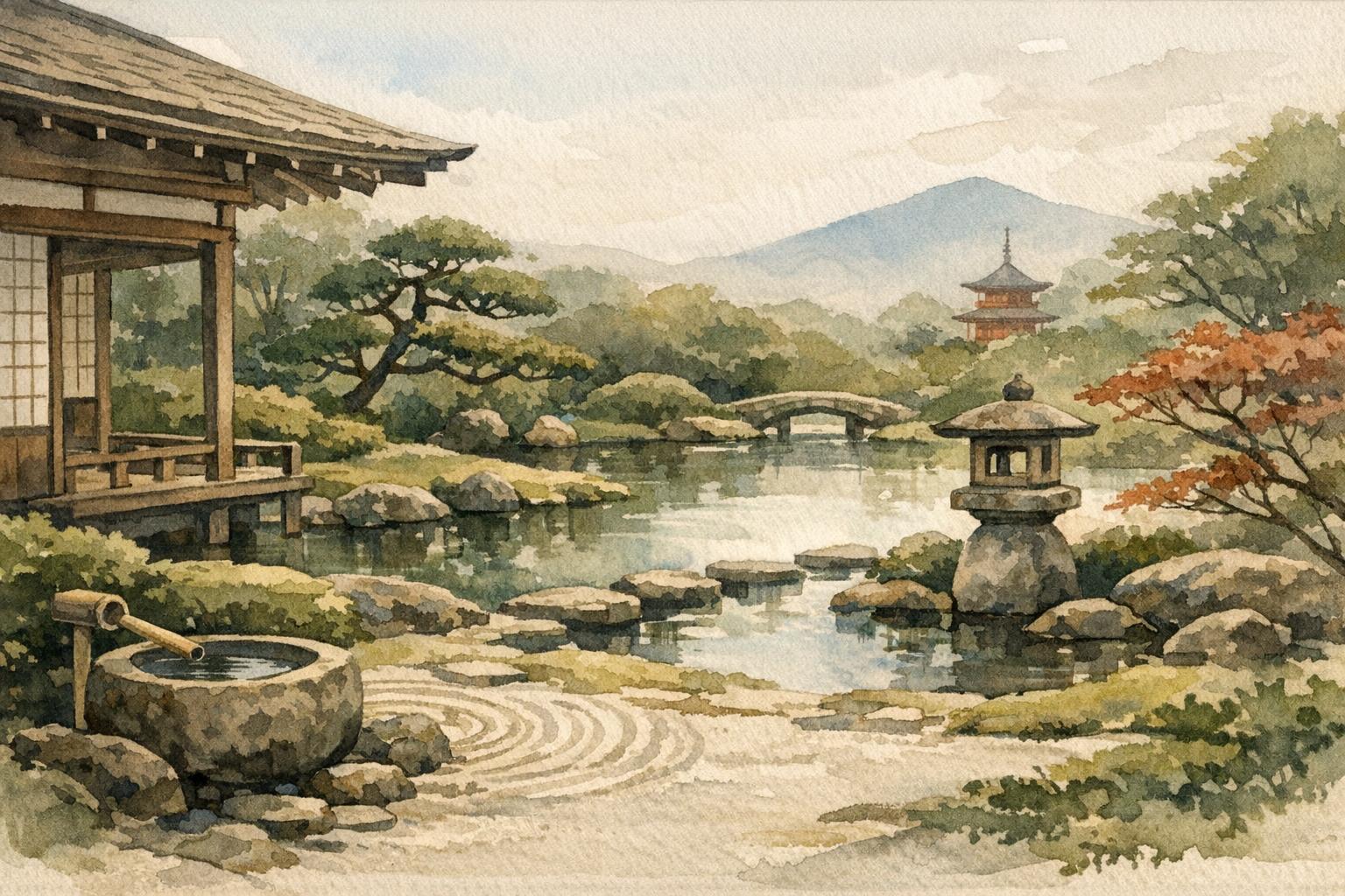 Japanese Gardens: Design, Philosophy, and Calm image showing a medium woven into routine