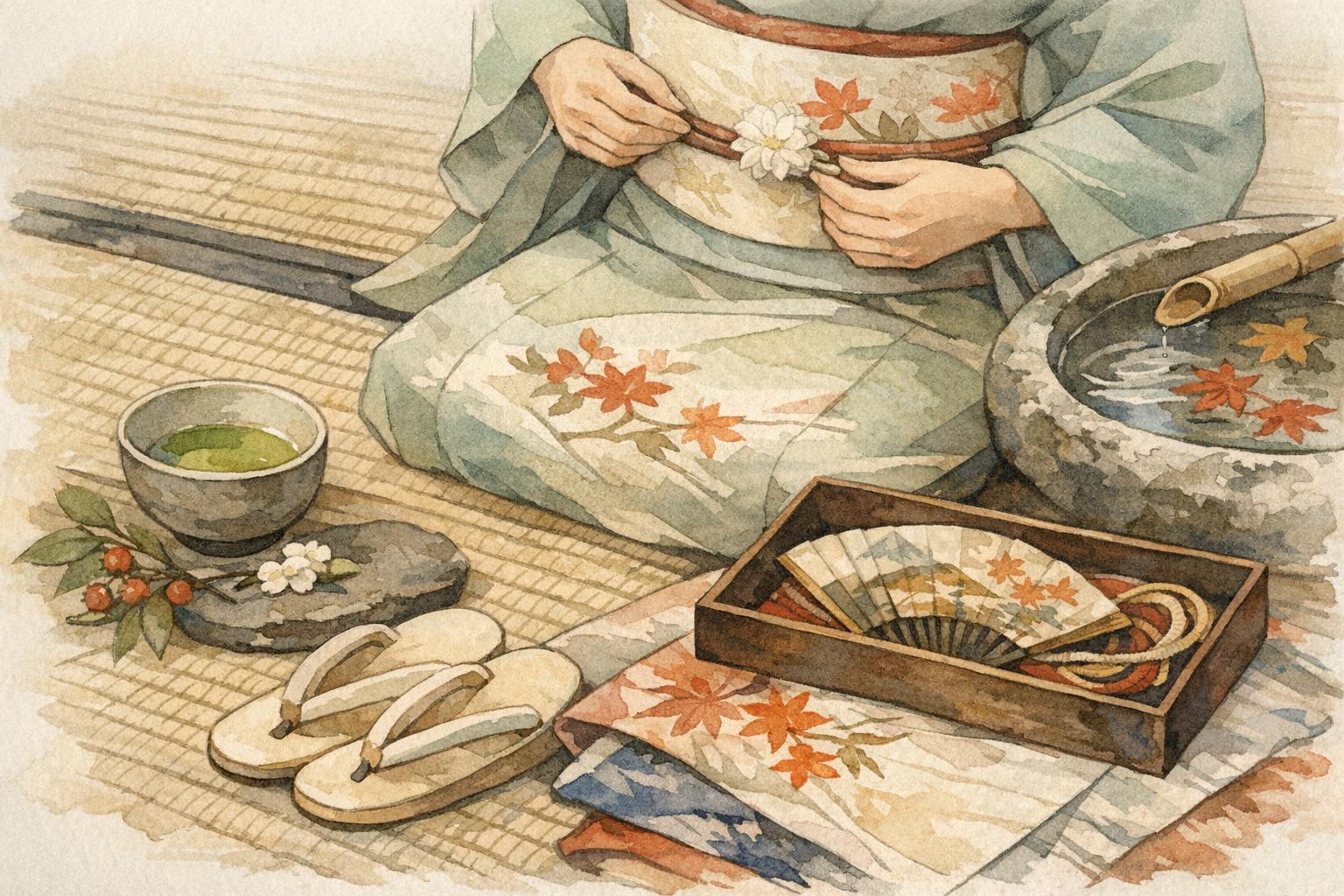 Kimono: Tradition, Style, and Modern Use detail image showing kimono choices often reflect age, occasion, season, and level of formality…