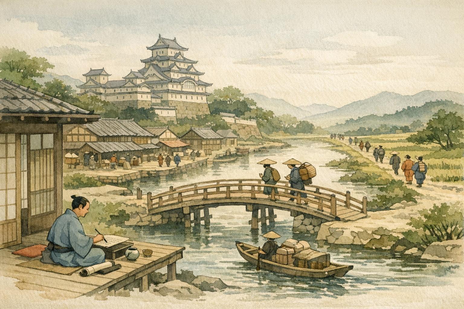 The Edo Period: When Japan Closed Itself to the World image showing long peace and urban growth