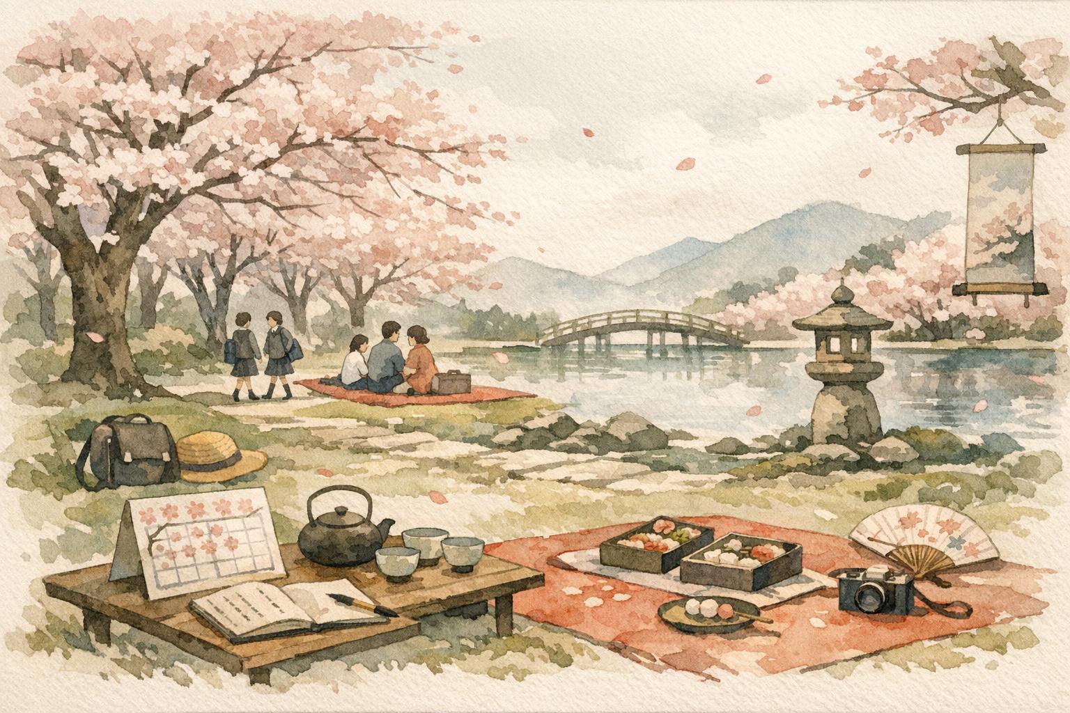 Why Cherry Blossoms (Sakura) Matter So Much image showing blossoms and timing