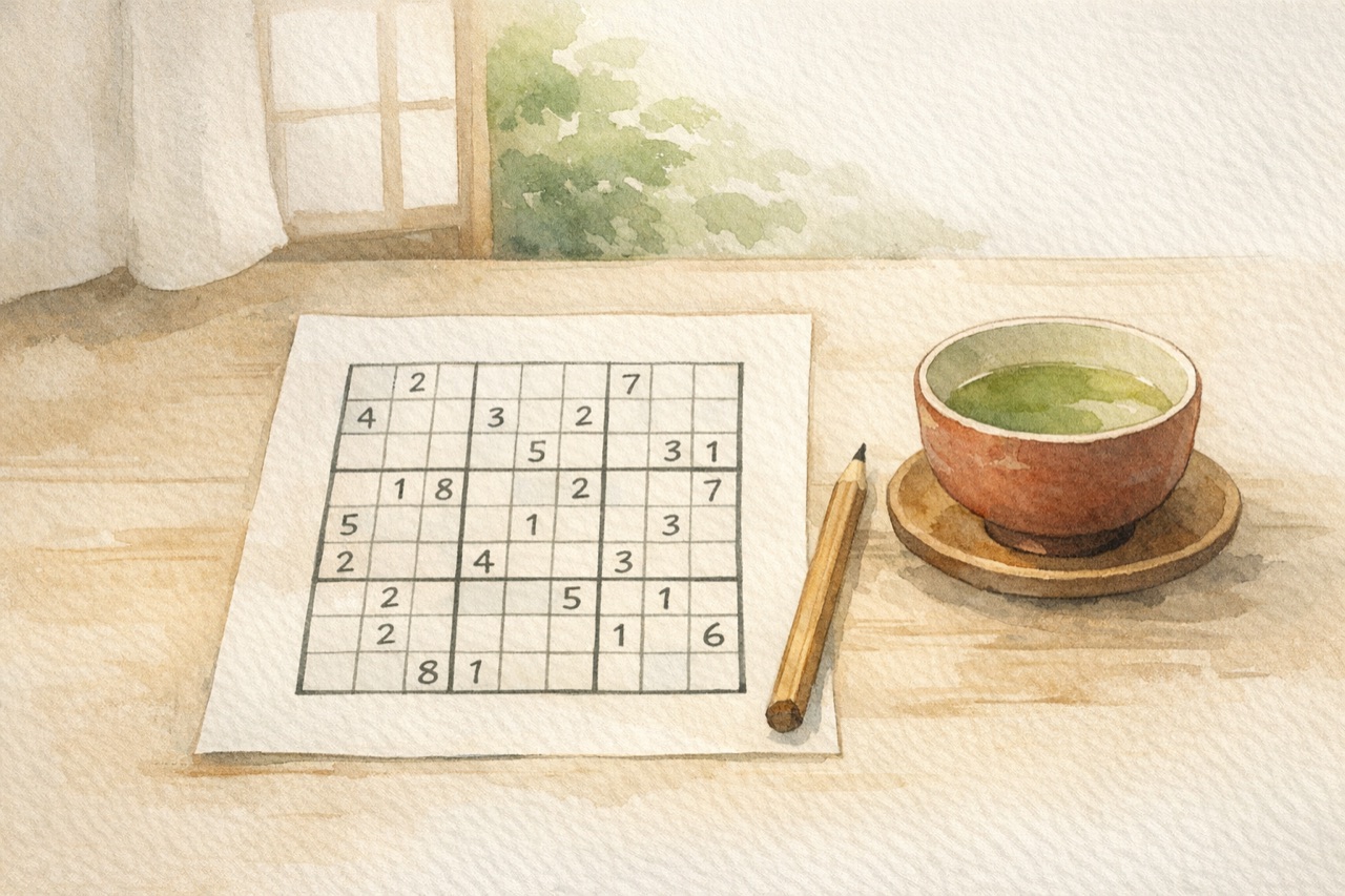 Why Sudoku Became Popular Worldwide image showing a puzzle with almost no barrier to entry
